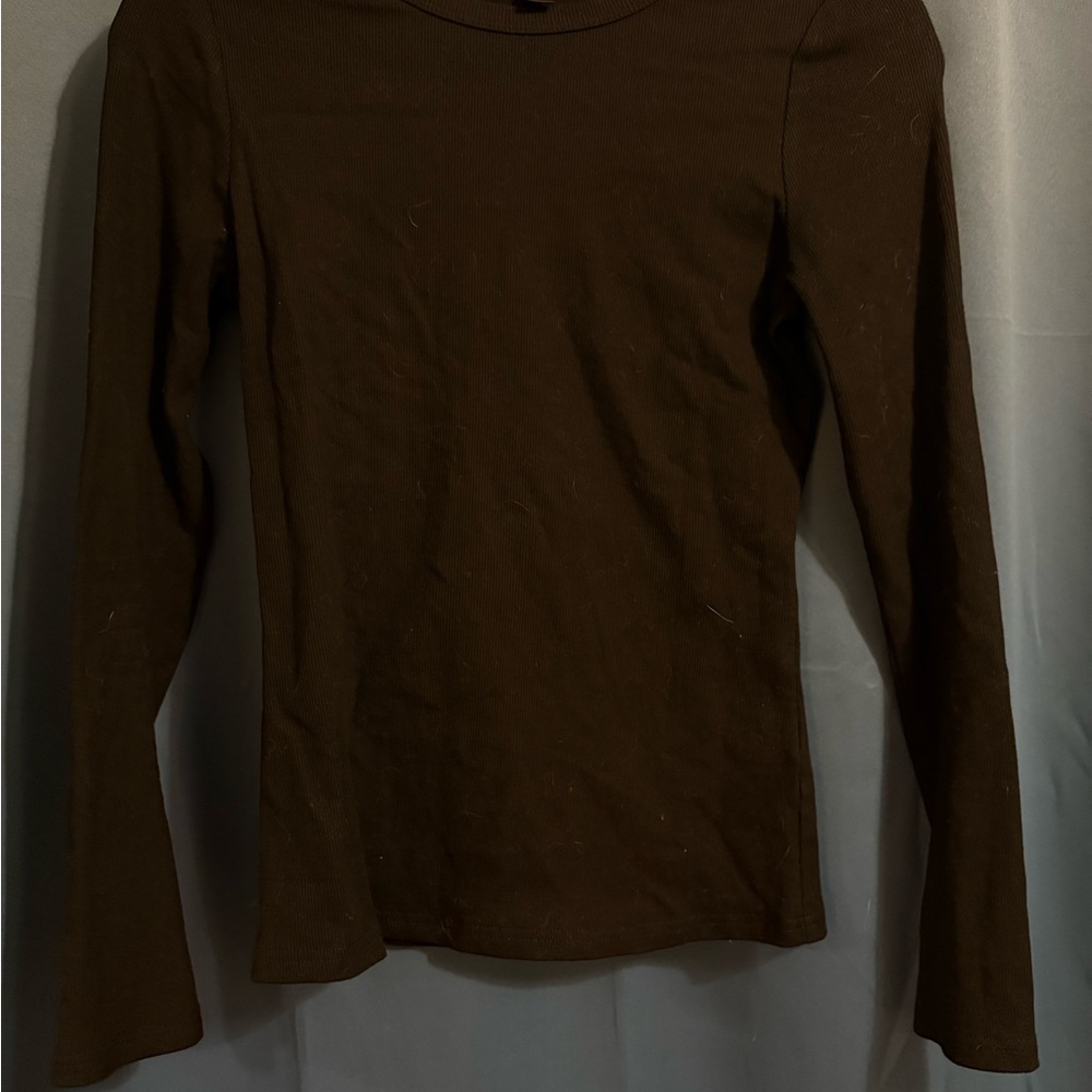 Classic Black Long Sleeve Top